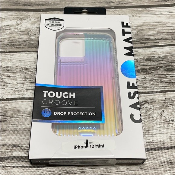 Case Mate Shiny Silver Case iPhone 12 mini 5.4” - Picture 1 of 6